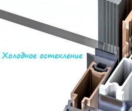 теплое витражное остекление - модель 3