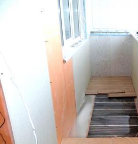 теплоизоляция балкона - вариант 3