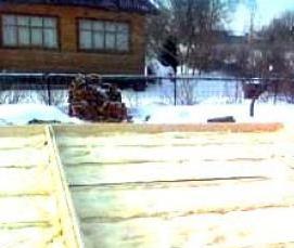 теплоизоляция бруса - модель 4