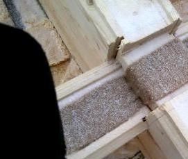 теплоизоляция бруса - модель 3