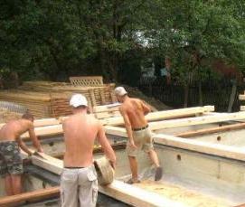 теплоизоляция бруса - модель 2