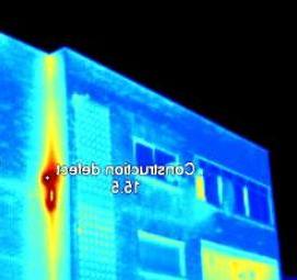тепловизионное обследование зданий - модель 1