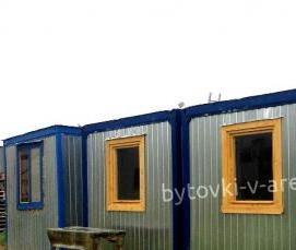 теплые бытовки для проживания зимой - вариант 3