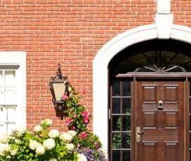 теплые уличные входные двери - модель 1