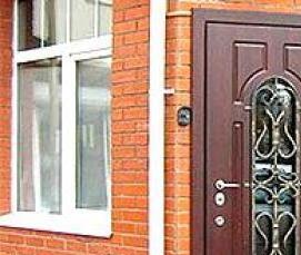 теплые уличные входные двери - модель 4