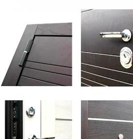 теплые входные двери с терморазрывом - тип 4