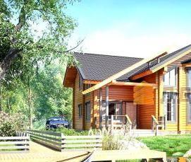 теплый клееный брус - тип 2