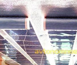 теплый пол на стену - вариант 1