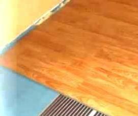 теплый пол на стену - вариант 3