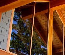 террасные окна для дачи деревянные - тип 3