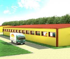 типовые ангары из металлоконструкций - вариант 2