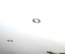 тканевые матовые натяжные потолки - вариант 1