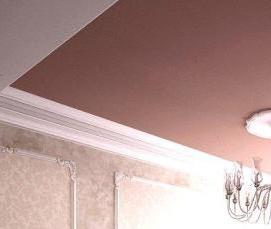 тканевые матовые натяжные потолки - вариант 2