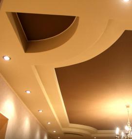 тканевые натяжные потолки - тип 4
