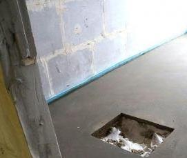 тонкая стяжка пола - модель 2