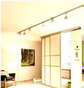 трековые потолочные светильники - модель 2