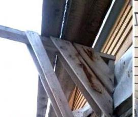 треугольный уголок металлический - модель 4