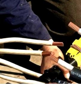 тросовая прокладка кабеля - тип 4