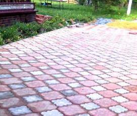 тротуарная плитка 12 кирпичей 500х500х50 - тип 1