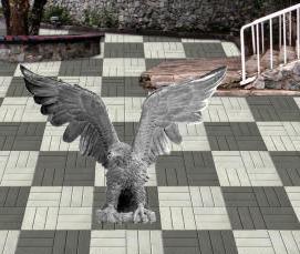 тротуарная плитка 12 кирпичей 500х500х50 - тип 4