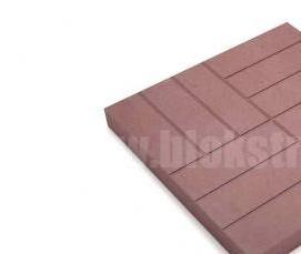 тротуарная плитка 12 кирпичей 500х500х50 - тип 3