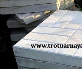 тротуарная плитка 12 кирпичей 500х500х50 серый - вариант 1