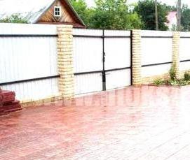 тротуарная плитка 12 кирпичей 500х500х50 серый - вариант 3