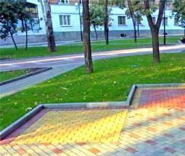 тротуарная плитка 250х250 - вариант 2