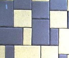 тротуарная плитка 2 см - тип 1