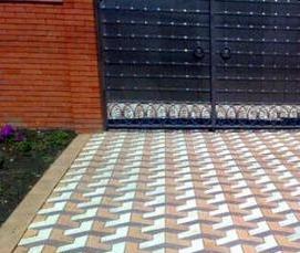 тротуарная плитка 3 д - модель 2