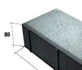 тротуарная плитка 8 см - модель 3