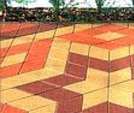 тротуарная плитка для дорожек 500х500 - вариант 1