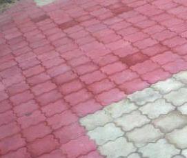 тротуарная плитка гладкая - модель 1