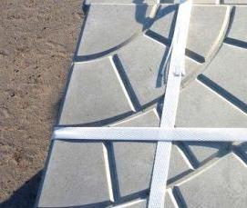 тротуарная плитка гладкая - модель 4