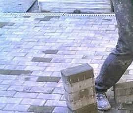 тротуарная плитка из отсева - вариант 1