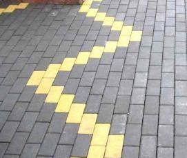 тротуарная плитка кирпичик - тип 2