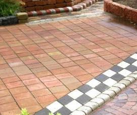 тротуарная плитка на бетонное основание - тип 1