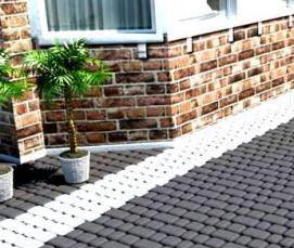 тротуарная плитка на кровле - тип 4