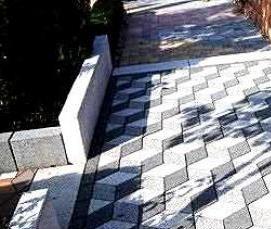 тротуарная плитка шахматка - модель 1