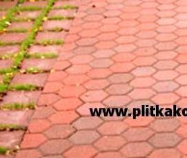 тротуарная плитка шестигранник - тип 4