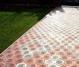 тротуарная плитка шестигранник - тип 2