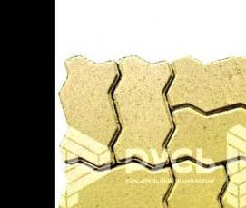 тротуарная плитка толщиной 80 мм - модель 1