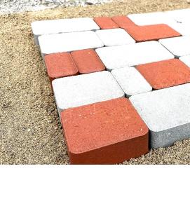 тротуарные плиты б/у - модель 1