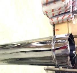 труба нержавеющая 130 мм - тип 2