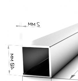 труба профильная 4 метра - тип 4