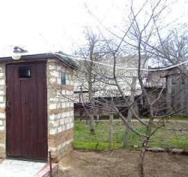 туалет на дачу с умывальником - модель 3