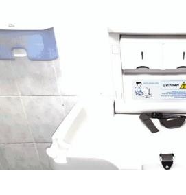 туалетная кабина с унитазом - вариант 1