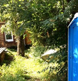 туалетные дачные кабины пластиковые - тип 1