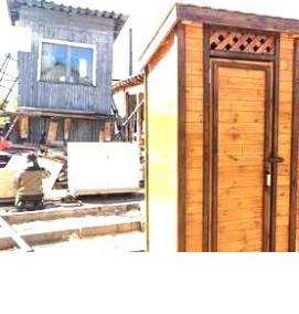 туалетные дачные кабины пластиковые - тип 3