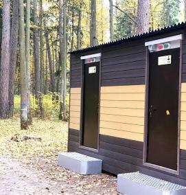 туалетные дачные кабины пластиковые - тип 2